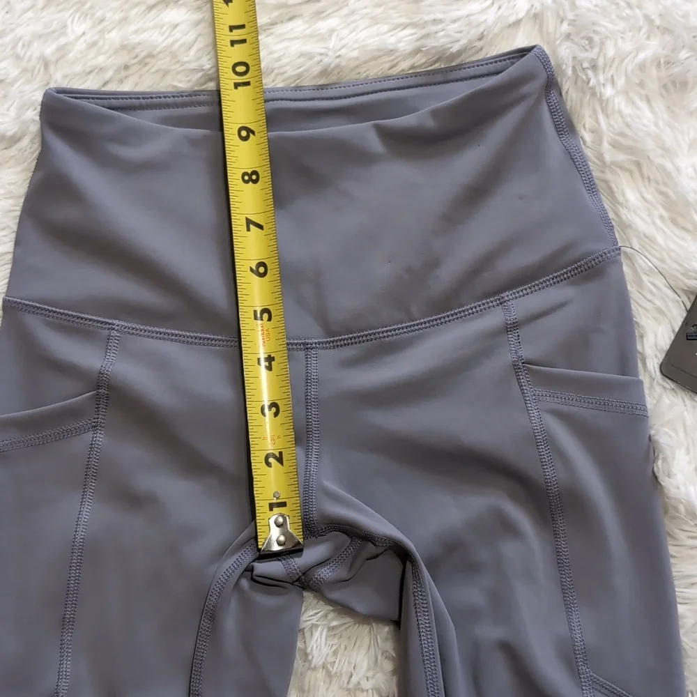 NWT 90 Degree by Reflex Grey Squat Proof High Waist Legging Size XS - Picture 12 of 13